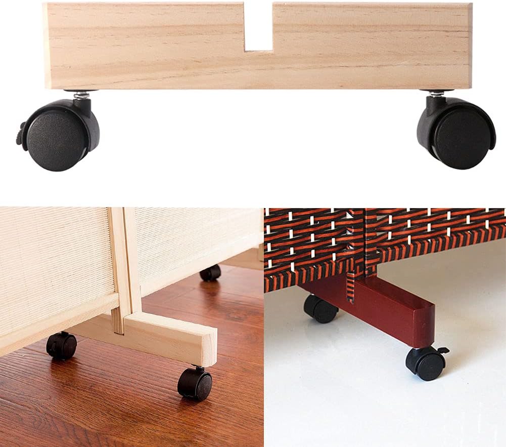 Soporte divisor de habitación plegable de madera, base divisora de habitación, panel base, accesorios de base de división de pantalla (estilo