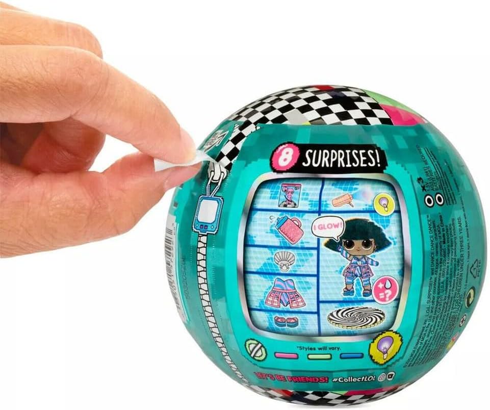 L.O.L. Surprise! Muñecas 4 unidades  Set de baile de baile  8 sorpresas en cada bola