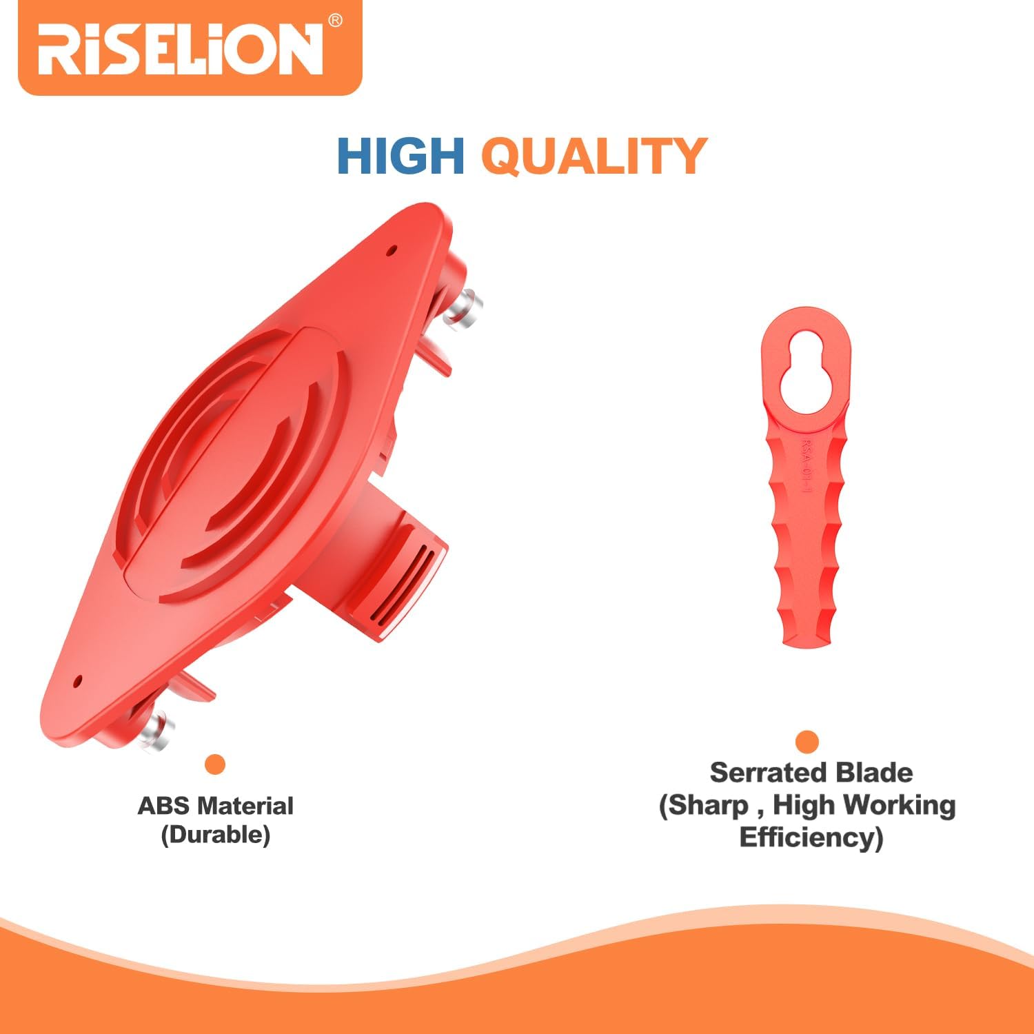 RISELION CRAFYSMAN – Carrete de repuesto para cabezal de recortadora con cuchillas, sistema de autoalimentación CRAFYSMAN CMZST065 duradero (1