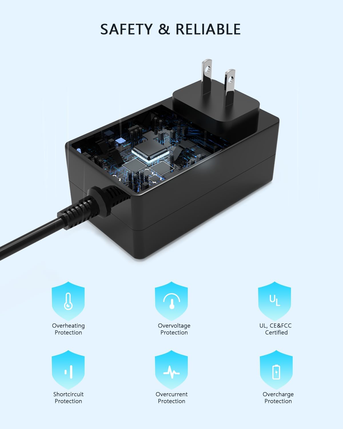 (Listado UL) Cargador de portátil de 12 V 2 A para puerta de enlace GWTC116-2BL GWTN156-11BK GWTC116 GWTN116 GWTN156 GWTN141 saw30-120-2000u