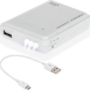 Portable AA Battery Travel Charger Works for Samsung SM-T835 and Emergency Re-Charger with LED Light! (Takes 4 AA Batteries,USB-C) White Portable AA Battery Travel Charger Works for Samsung SM-T835 and Emergency Re-Charger with LED Light! (Takes 4 AA Batteries,USB-C) White