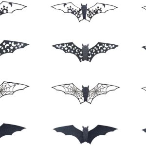 12 piezas de decoración de murciélagos 3D de Halloween, 3 tamaños, calcomanías de pared de murciélagos para bricolaje, calcomanías de pared, 12 piezas de decoración de murciélagos 3D de Halloween, 3 tamaños, calcomanías de pared de murciélagos para bricolaje, calcomanías de pared,