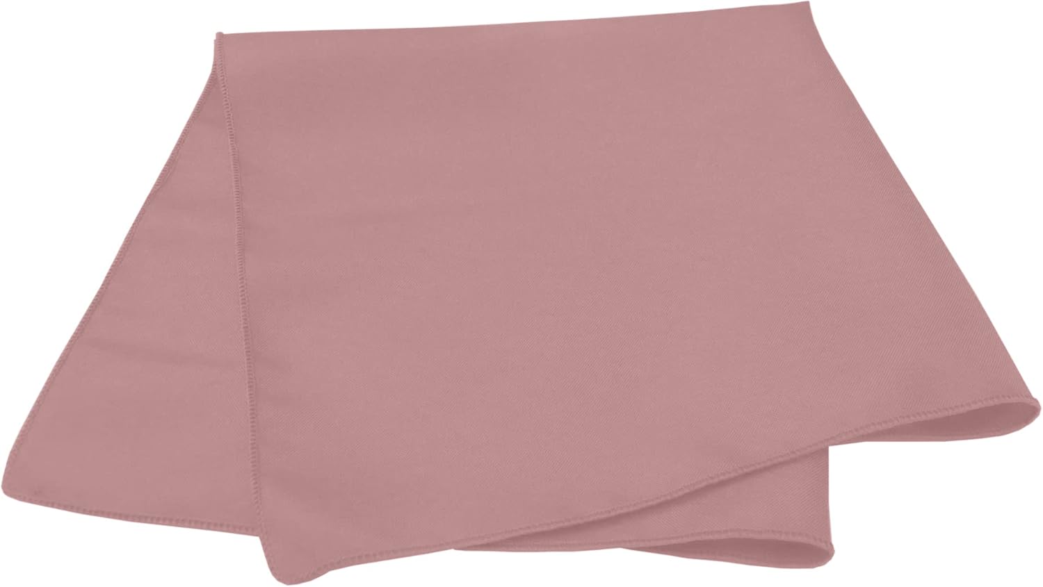 Ultimate Textile -10 docenas- Servilletas de tela de poliéster de 17 x 17 pulgadas, rosa polvoriento