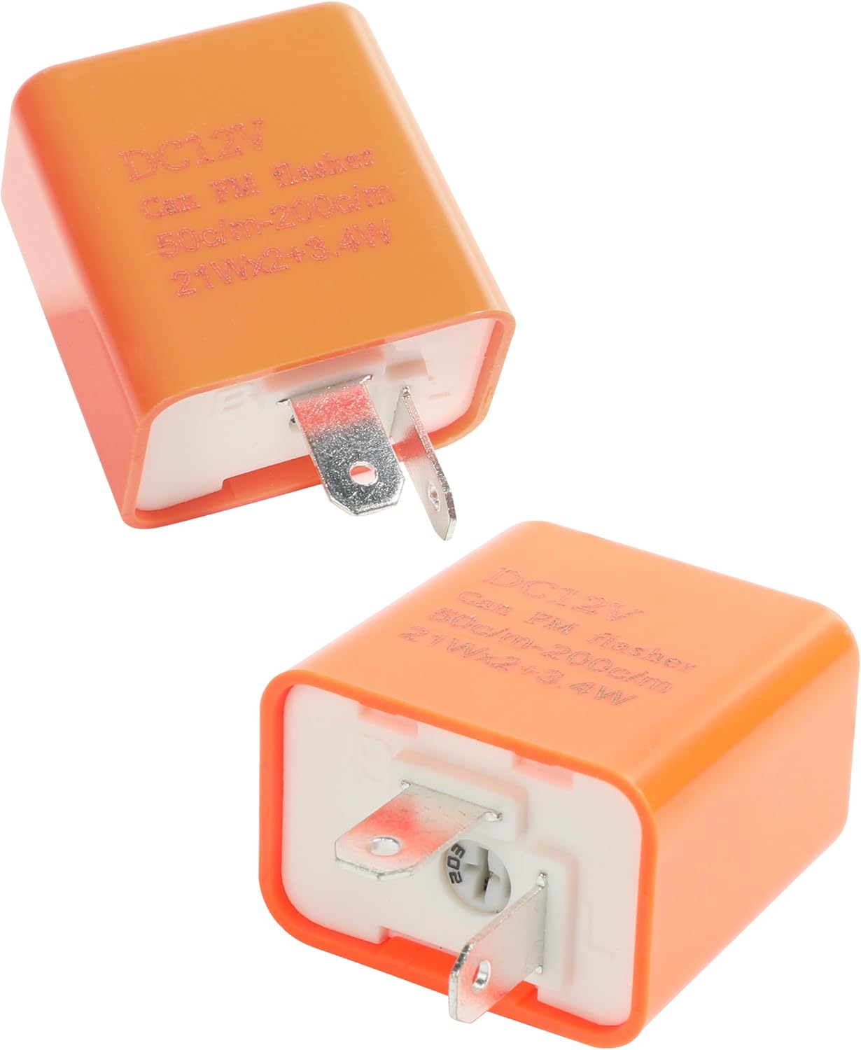 Relé intermitente LED de 2 pines, relé de señal de giro, accesorios de automóvil, relé intermitente electrónico de 2 pines, relé intermitente de