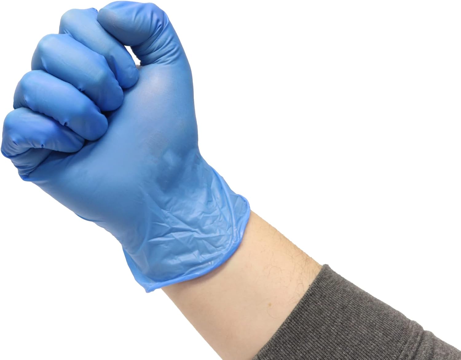 Guantes de vinilo de nitrilo  Azul  Desechables  5 mil  10 cajas  Sin polvo ni látex
