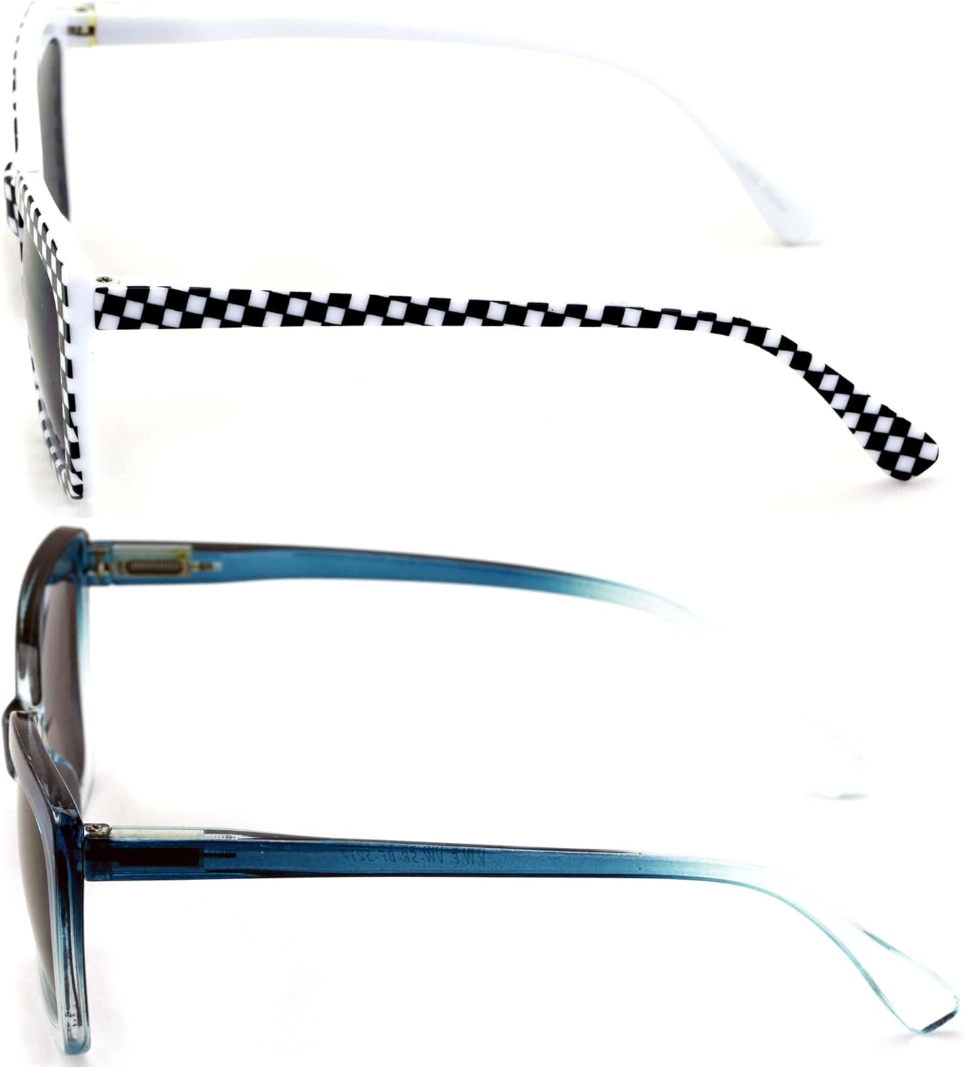 V.W.E. BIFOCAL – 2 pares de lentes grandes para mujer, lentes de sol de lectura de mariposa, divertidas gafas de gato para exteriores