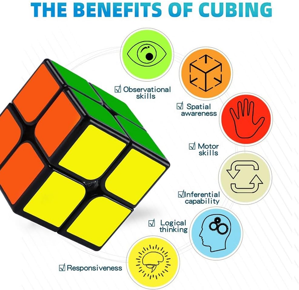 Juguete de cubo de rompecabezas 2x2x2