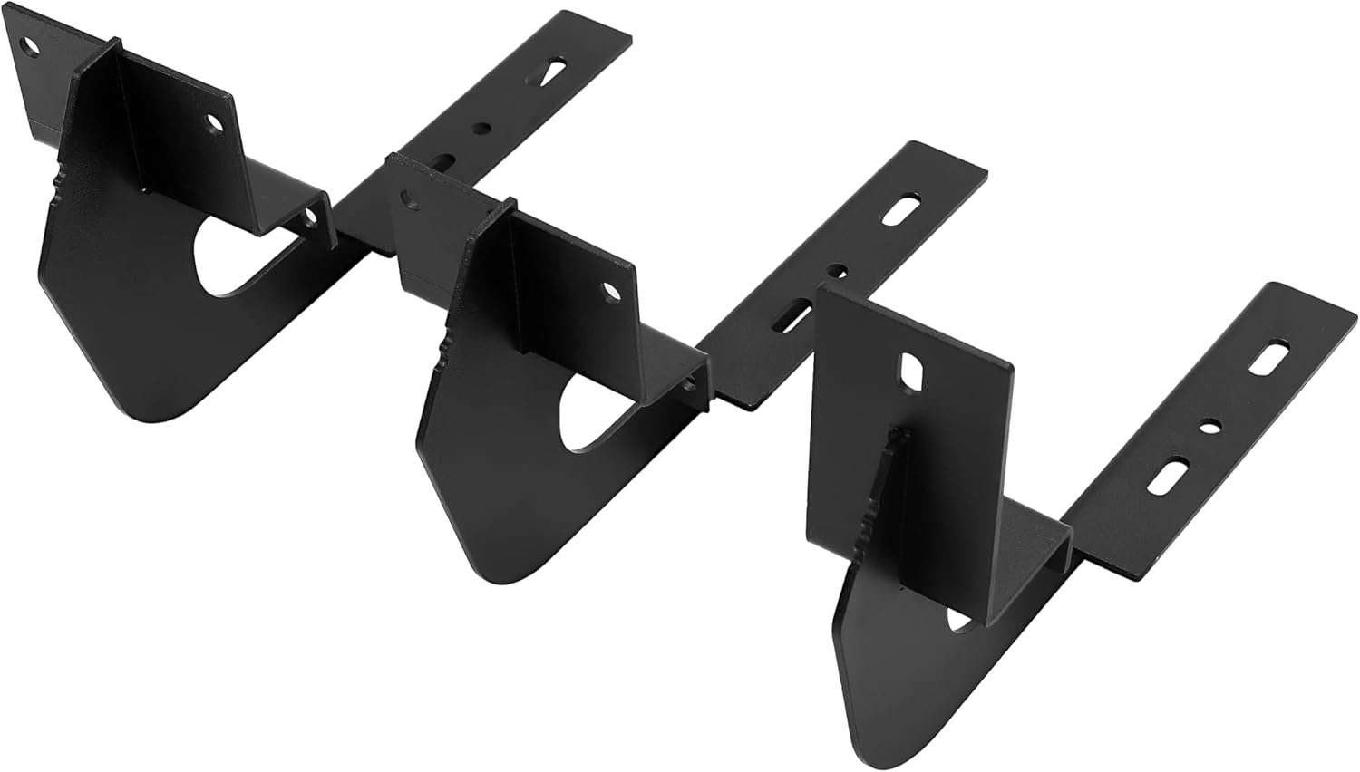 KUAFU Soporte para estribo compatible con Ford Transit 150 250 350 2015-2023 Soportes de montaje de paso lateral del pasajero