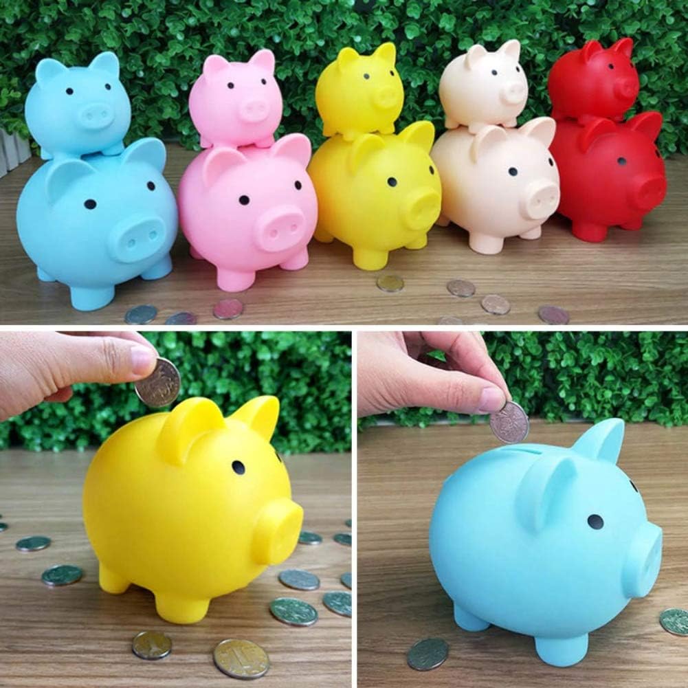 Alcancías, lindo banco de monedas para niños y niñas, banco de dinero inastillable de plástico para niños, decoración de guardería, caja de dinero,