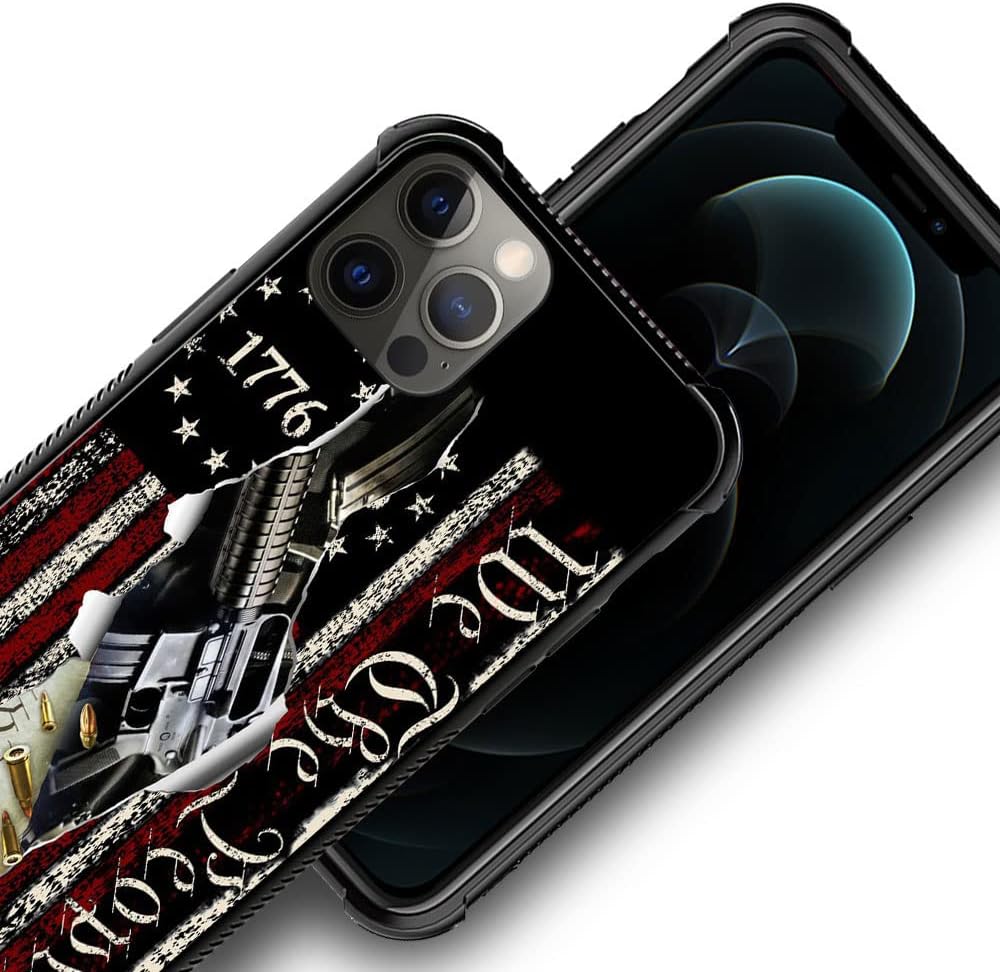 DJSOK Funda compatible con iPhone 11 Pro Max, clásica bandera estadounidense independiente 1776 We The People para iPhone 11 Pro Max, fundas para