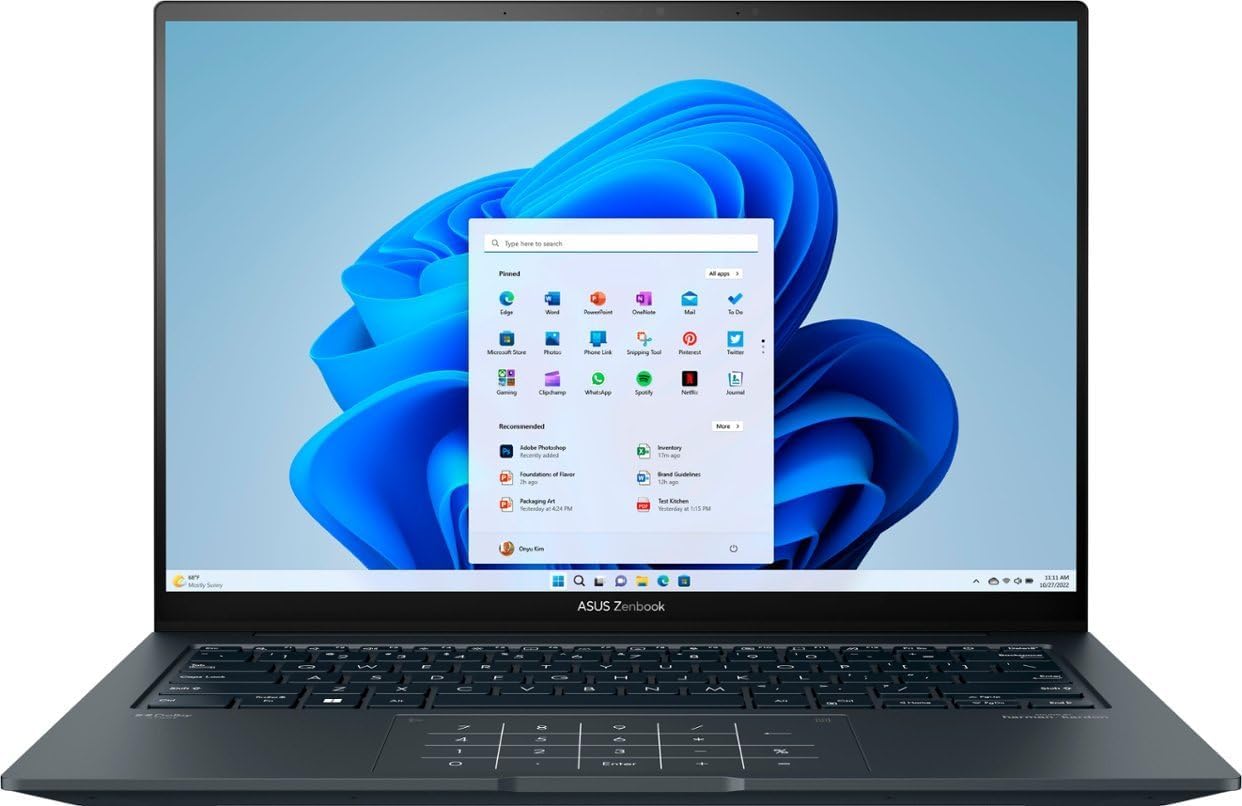 asus Zenbook 14X OLED Business Laptop  14.5 pulgadas 2.8K 120Hz Touch 550nits DCI-P3 100%  13 generación Intel 12-core i5-13500H i7-12700H  8GB DDR5