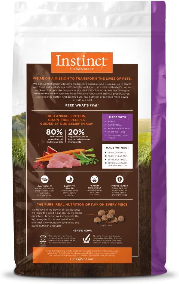 Instinct Original – Alimento seco para gatos, Rabbit