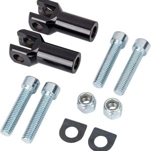 Pasador de pie de pasajero Soportes Soportes Kits de horquilla para Harley Davidson Softail 2000-2006 (negro) Pasador de pie de pasajero Soportes Soportes Kits de horquilla para Harley Davidson Softail 2000-2006 (negro)