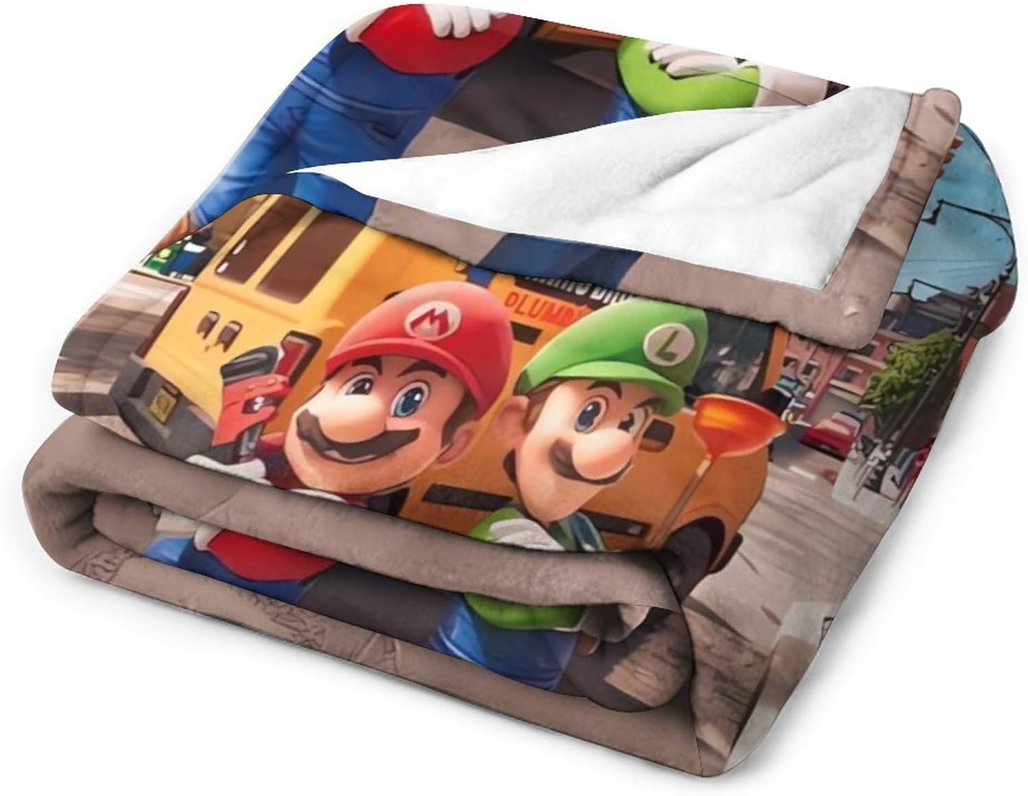 Super Bros – Manta de película de Bowser, para niños y niñas, ligera y súper suave, para sofá cama, sala de estar, para adultos y mujeres, para