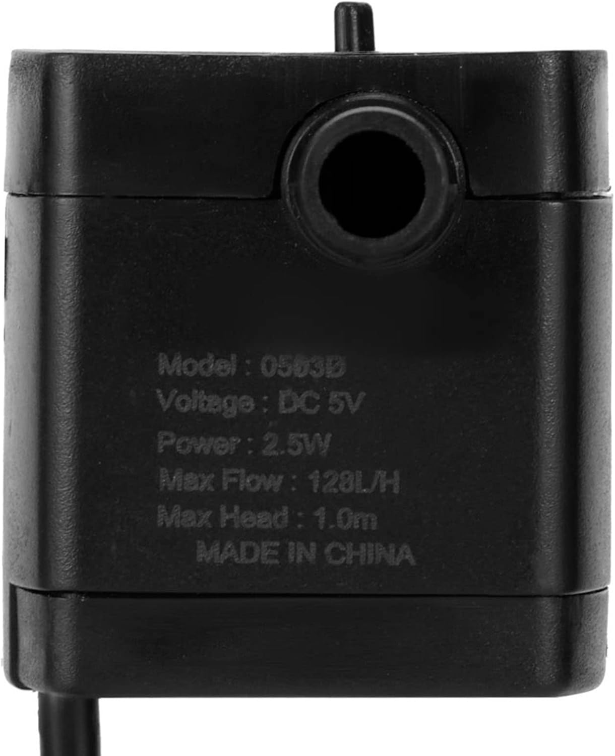 Fydun Cable de bomba de agua de paisaje de micro fuente de interior hidropónico de 5 V para peces de estanque para hombres y mujeres