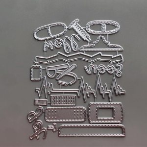 0 Tarifa de envío de más de 15 USD Suministros médicos Troqueles de corte de metal para hacer tarjetas de grabación en relieve Papel álbum de fotos 0 Tarifa de envío de más de 15 USD Suministros médicos Troqueles de corte de metal para hacer tarjetas de grabación en relieve Papel álbum de fotos