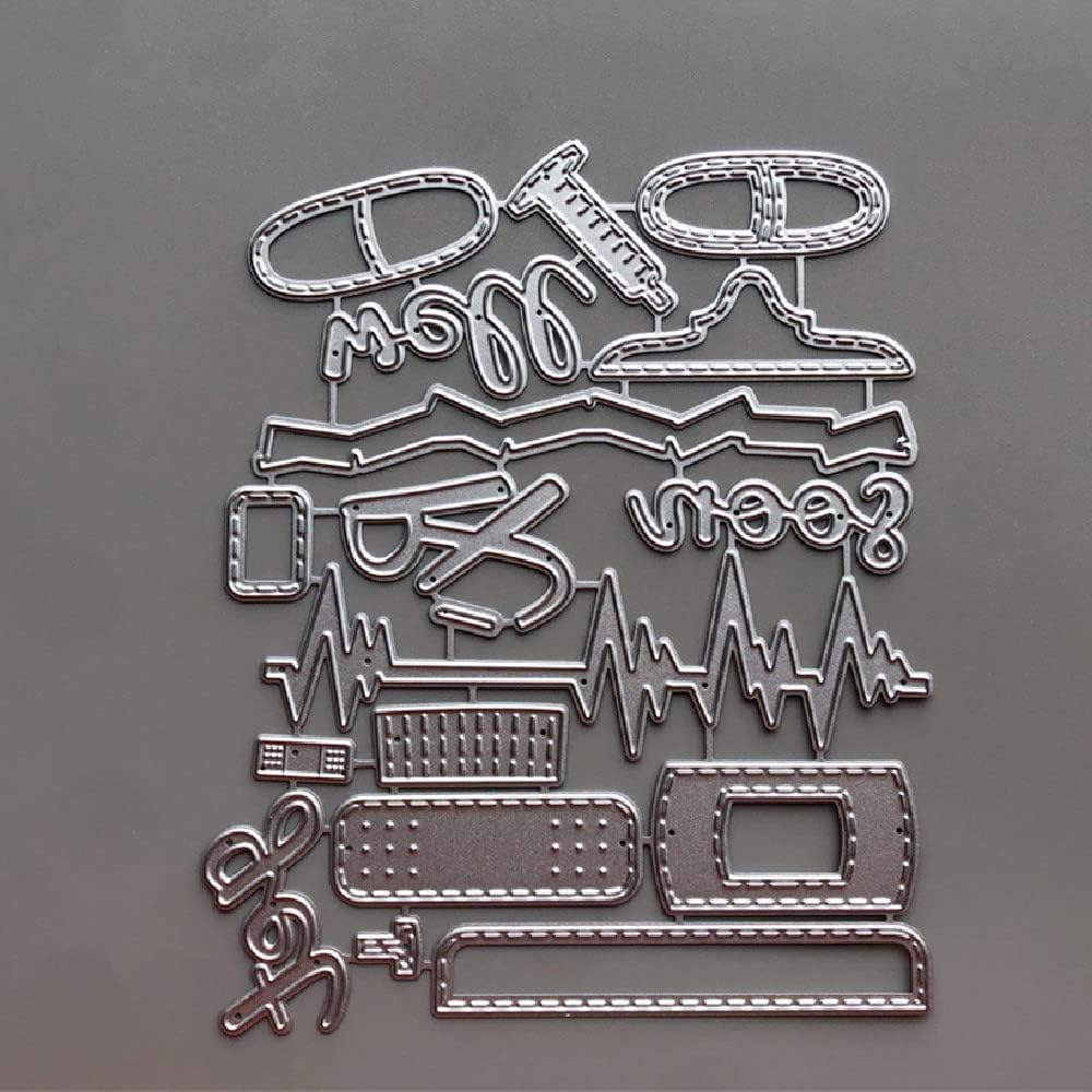 0 Tarifa de envío de más de 15 USD Suministros médicos Troqueles de corte de metal para hacer tarjetas de grabación en relieve Papel álbum de fotos