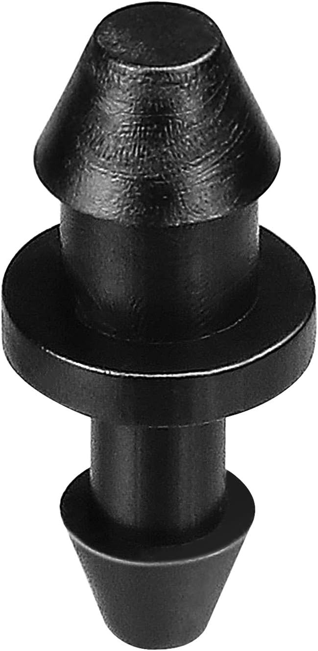 Paquete de 70 conectores universales de riego por goteo de 14 pulgadas, conectores de púas para sistema de goteo o rociador