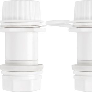 Tapón de drenaje para enfriador de iglú, tapón de drenaje roscado con tapa de plástico para hielera de iglú, piezas de repuesto de tapón de drenaje Tapón de drenaje para enfriador de iglú, tapón de drenaje roscado con tapa de plástico para hielera de iglú, piezas de repuesto de tapón de drenaje