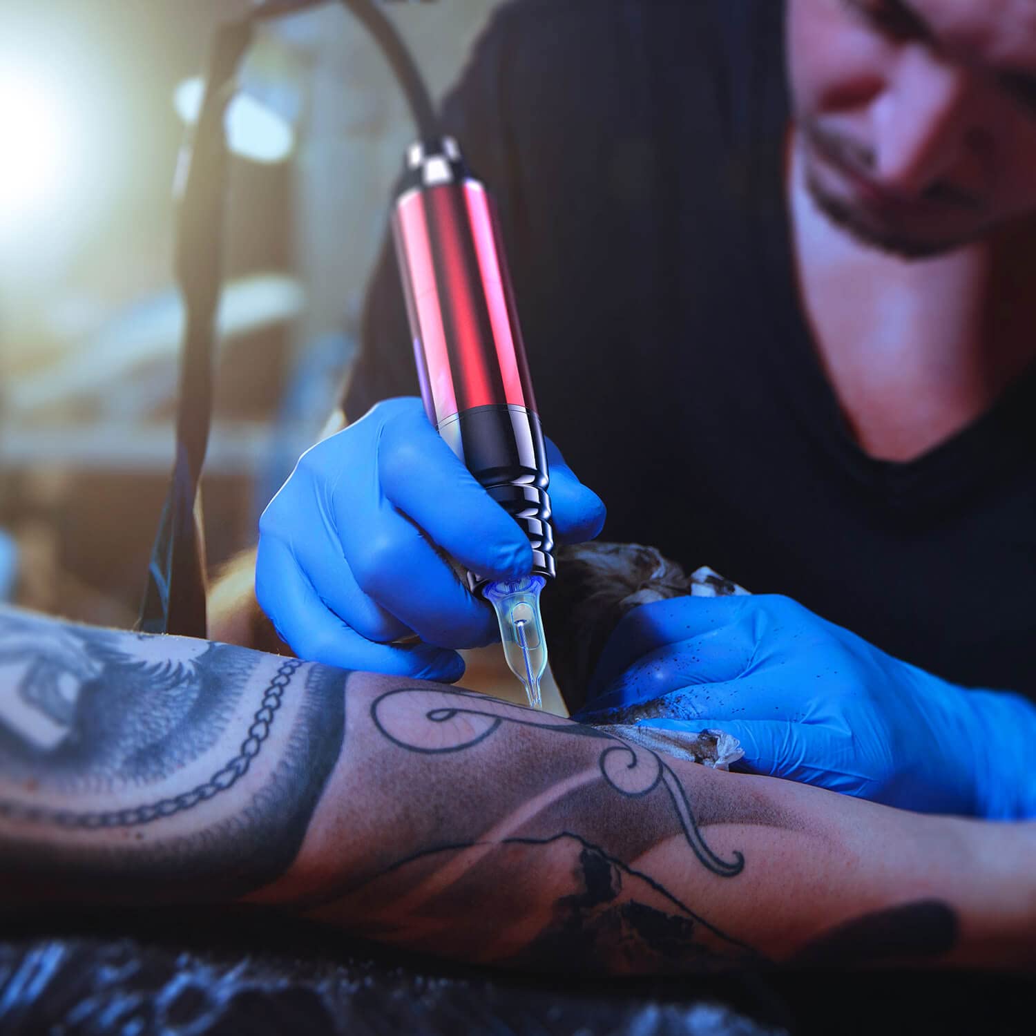 Paquete mixto de 20 agujas de tatuaje #1207RL09RL05RS09RS, 5 piezas de cada estándar #12 Round Liner y Round Shader Agujas de cartucho de tatuaje