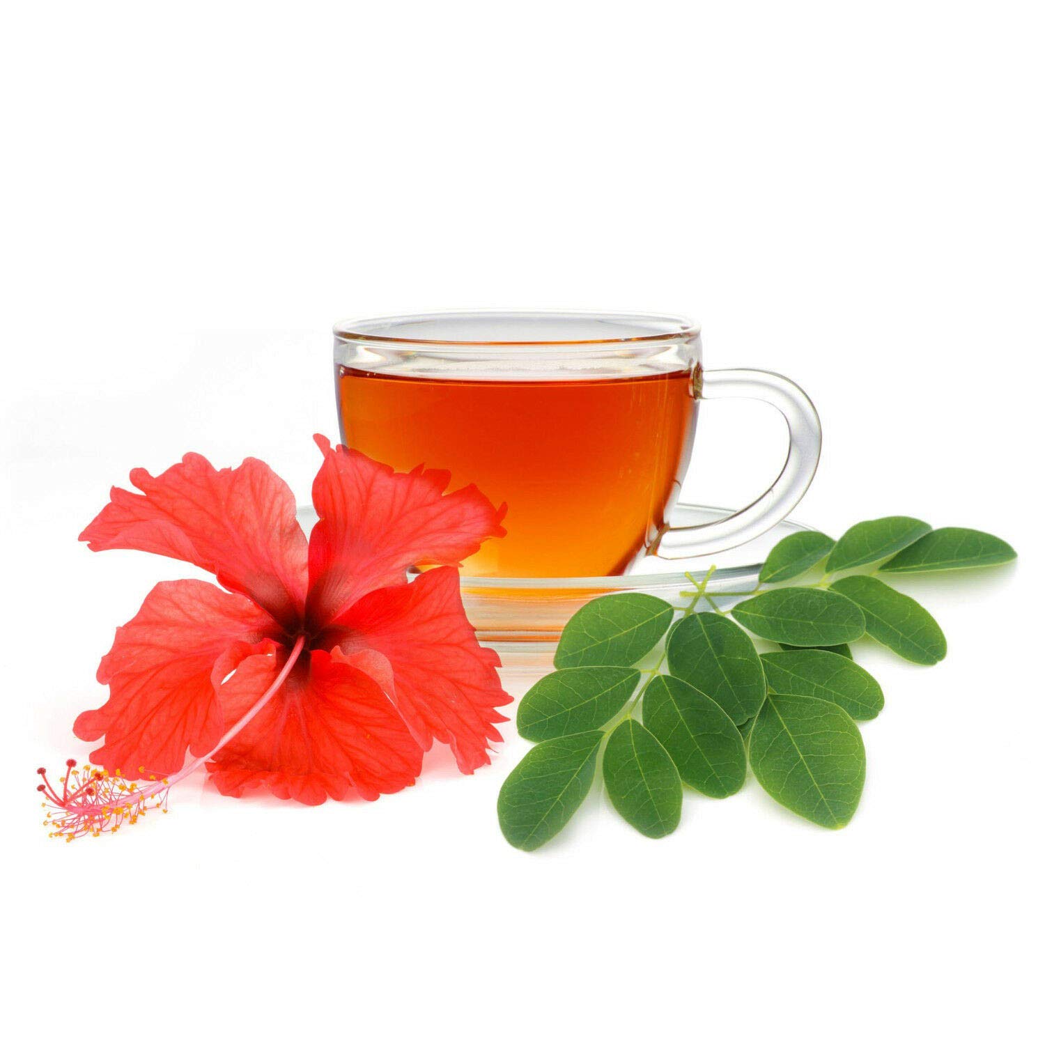 Zokiva Nutritionals – Té Moringa Hibiscus 100 Bolsas con Moringa Orgánica Premium  Nutritivo, Sabroso y Naturalmente Libre de Cafeína  En Bolsa con