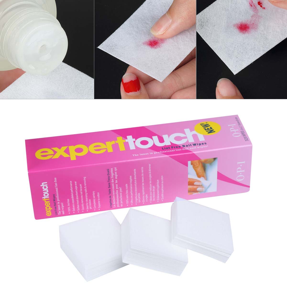 975 piezas de removedor de esmalte de uñas de gel para arte de uñas, almohadilla de algodón, con 1 herramienta para quitar cutículas de doble cabeza