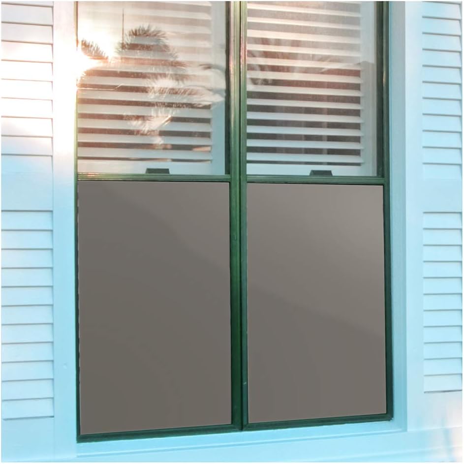 BDF MTBR – Película decorativa para ventana, color bronce mate, esmerilado, (36 pulgadas x 7 pies)