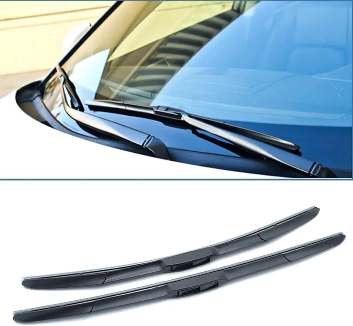 Wiper Front Hybrid Wiper Blades For Mazda 2 Mazda2 Demio DJ DL 2014-2023 Windshield Windscreen Window Brushes 22″+17″