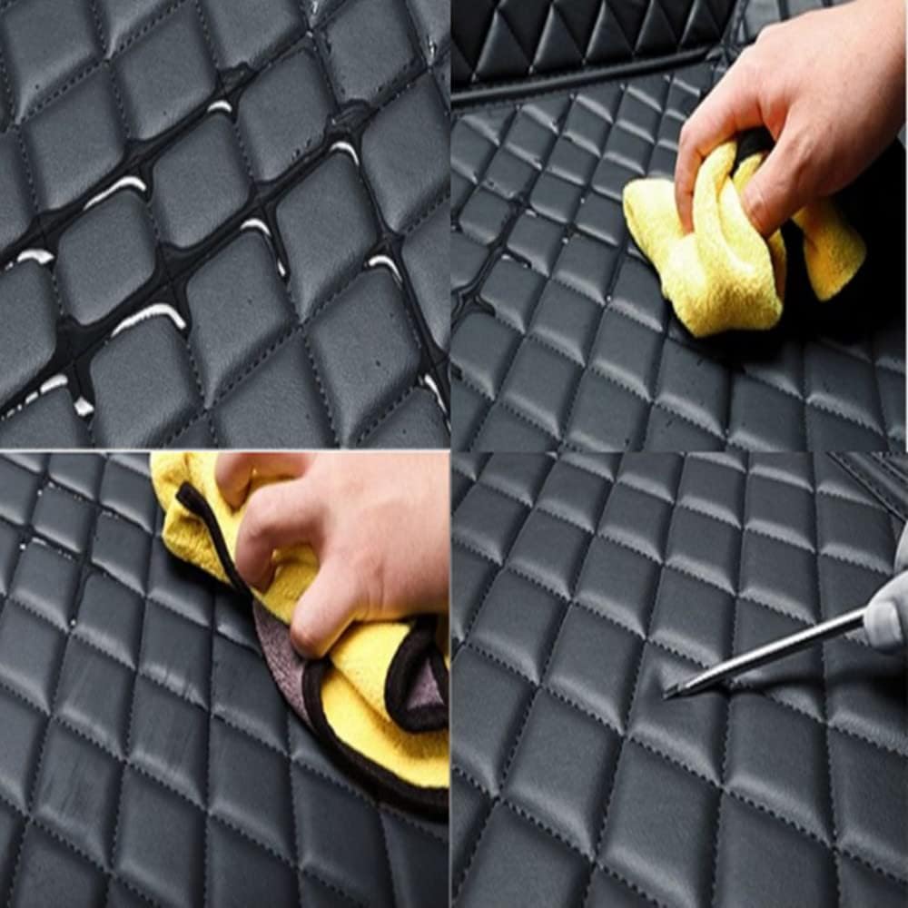 Tapetes de cuero personalizados para todo tipo de clima, antideslizantes, compatibles con el 95% de los sedán, SUV, camionetas, Coupé, convertibles,
