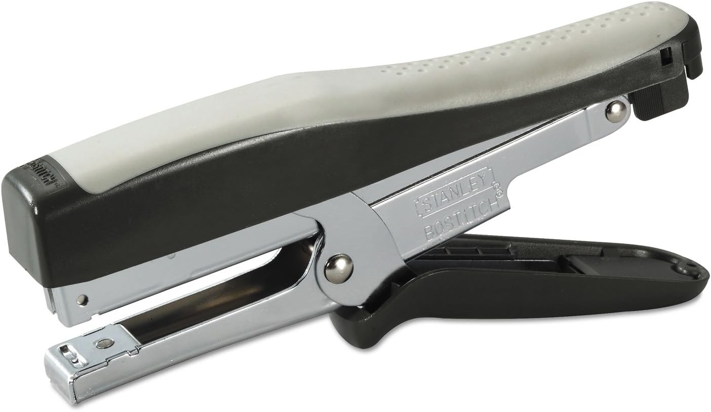 Bostitch Ssp99 – Engrapadora de alicates estándar, capacidad para 20 hojas, color negro y gris