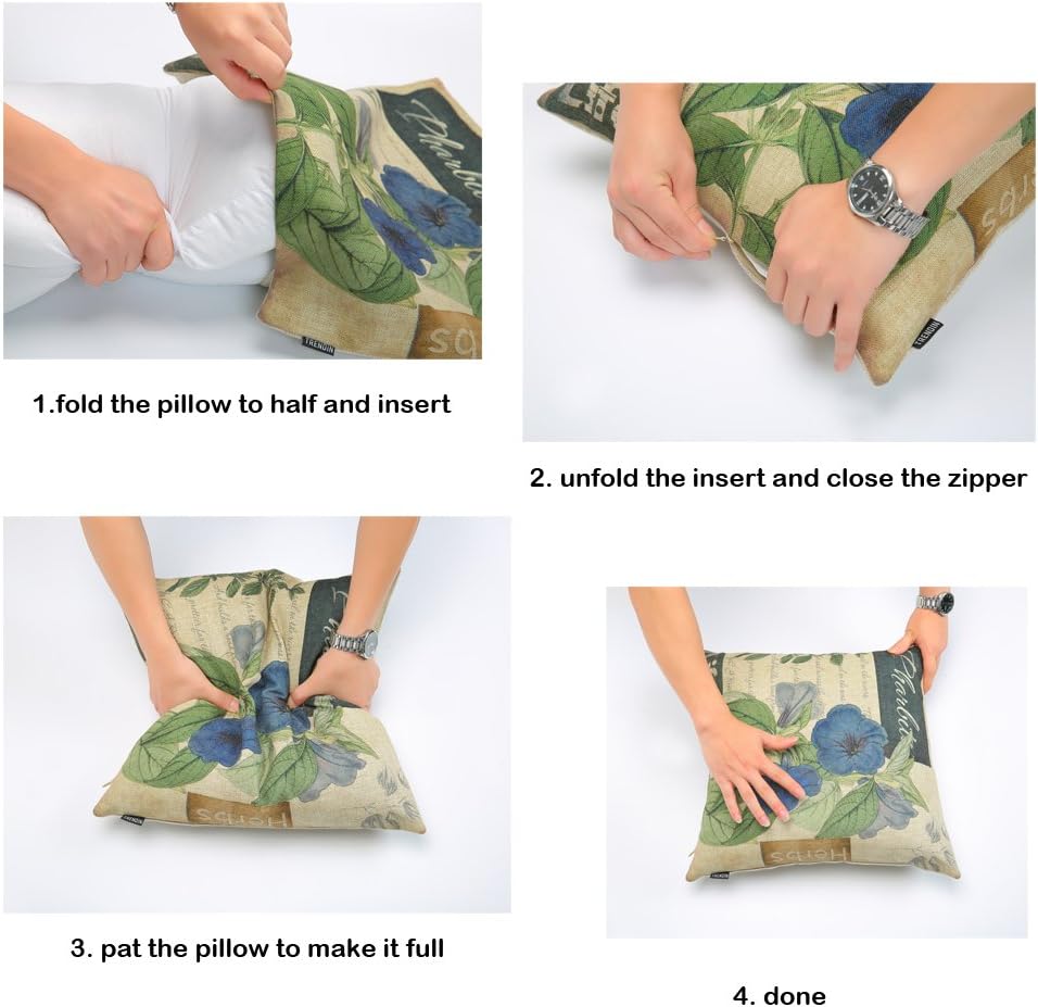 TRENDIN Funda de almohada navideña para sofá, 12 x 20 pulgadas, decoración navideña de granja, funda de almohada lumbar para el hogar, sofá, color