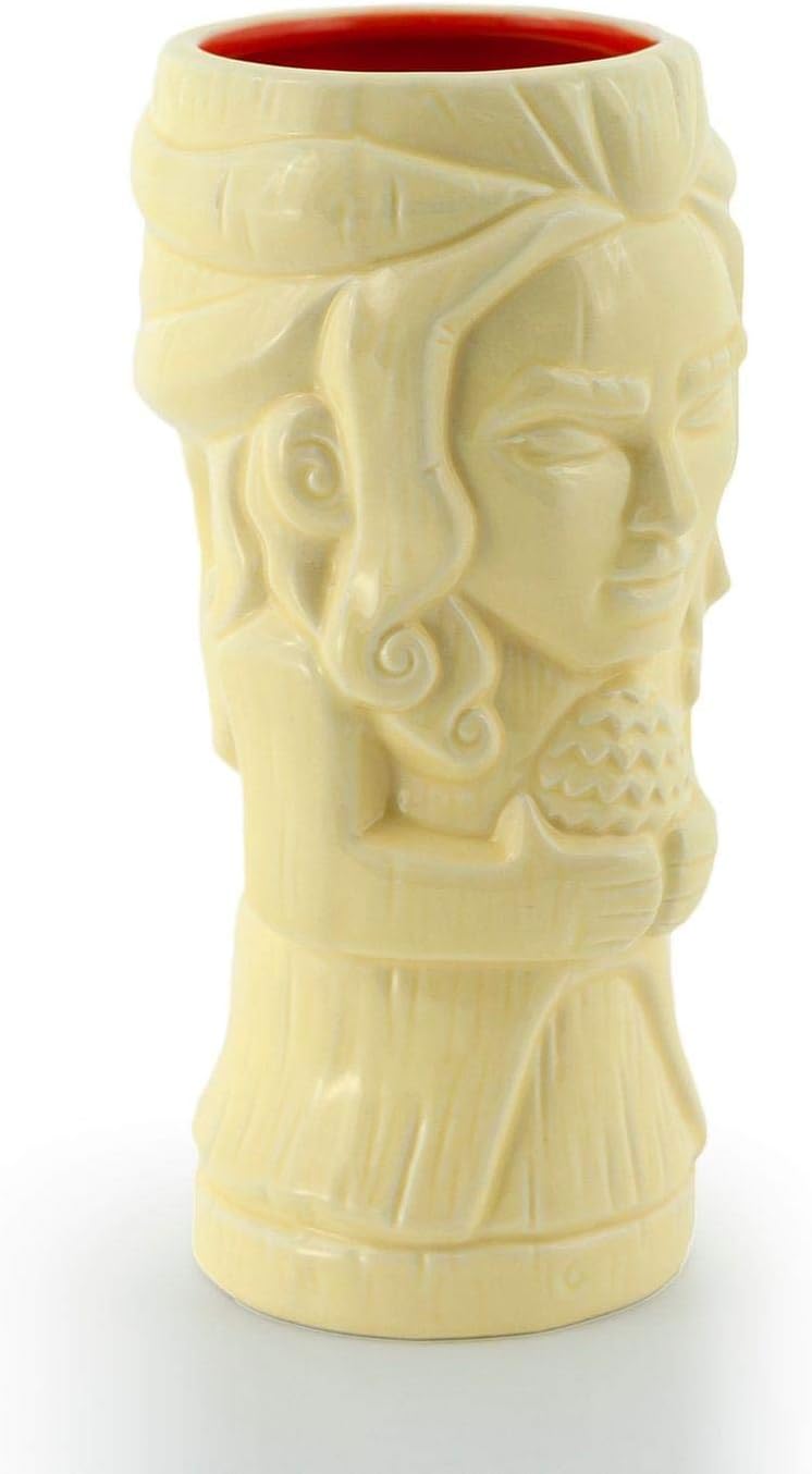 Game of Thrones Geeki Tikis Daenerys Targaryen – Taza de cerámica oficial estilo Tiki  Capacidad para 17 onzas