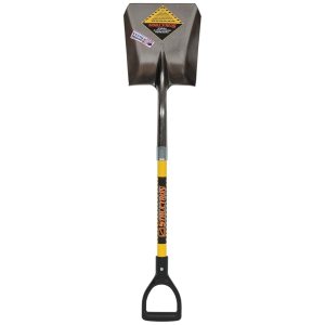 Structron Pala de punta cuadrada con mango de fibra de vidrio premium (varios tamaños y estilo) Structron Pala de punta cuadrada con mango de fibra de vidrio premium (varios tamaños y estilo)