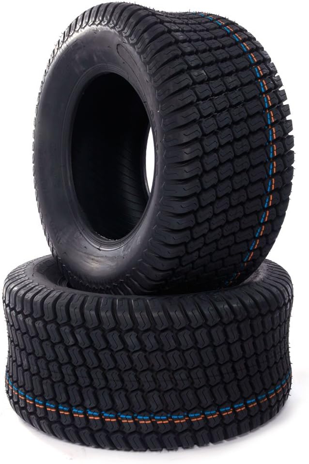 AutoForever Juego de 2 neumáticos para tractor de jardín de 23 x 10.5-12 pulgadas, 4 capas, 23 x 10.50 x 12 pulgadas, sin cámara, para carrito de