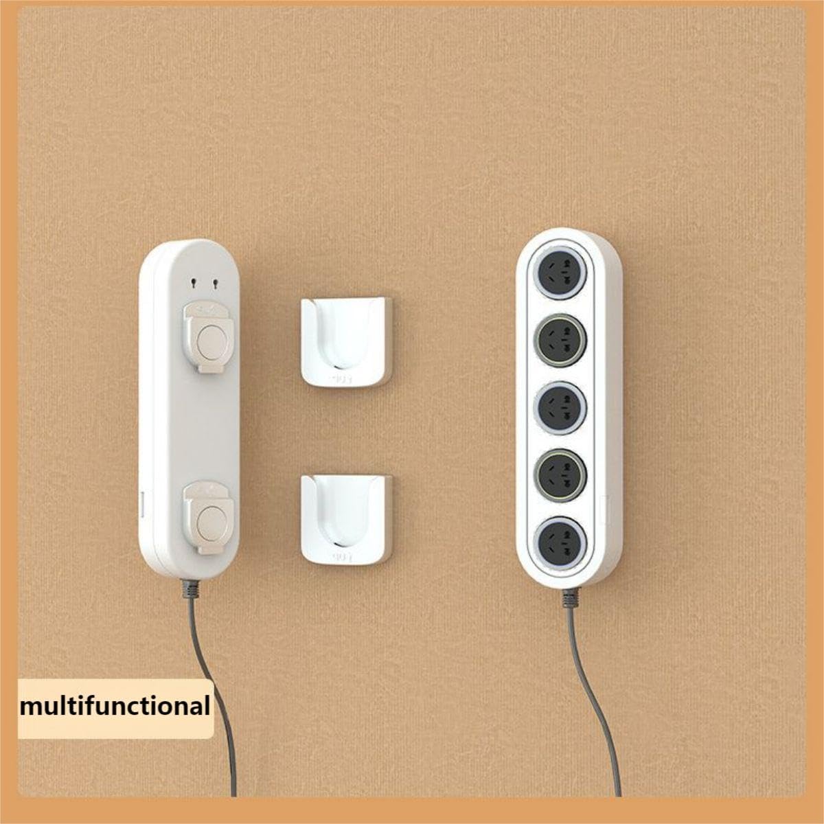 Soporte magnético para control remoto de pared, 5 organizadores de control remoto mejorados, almacenamiento autoadhesivo para TV, estante de control