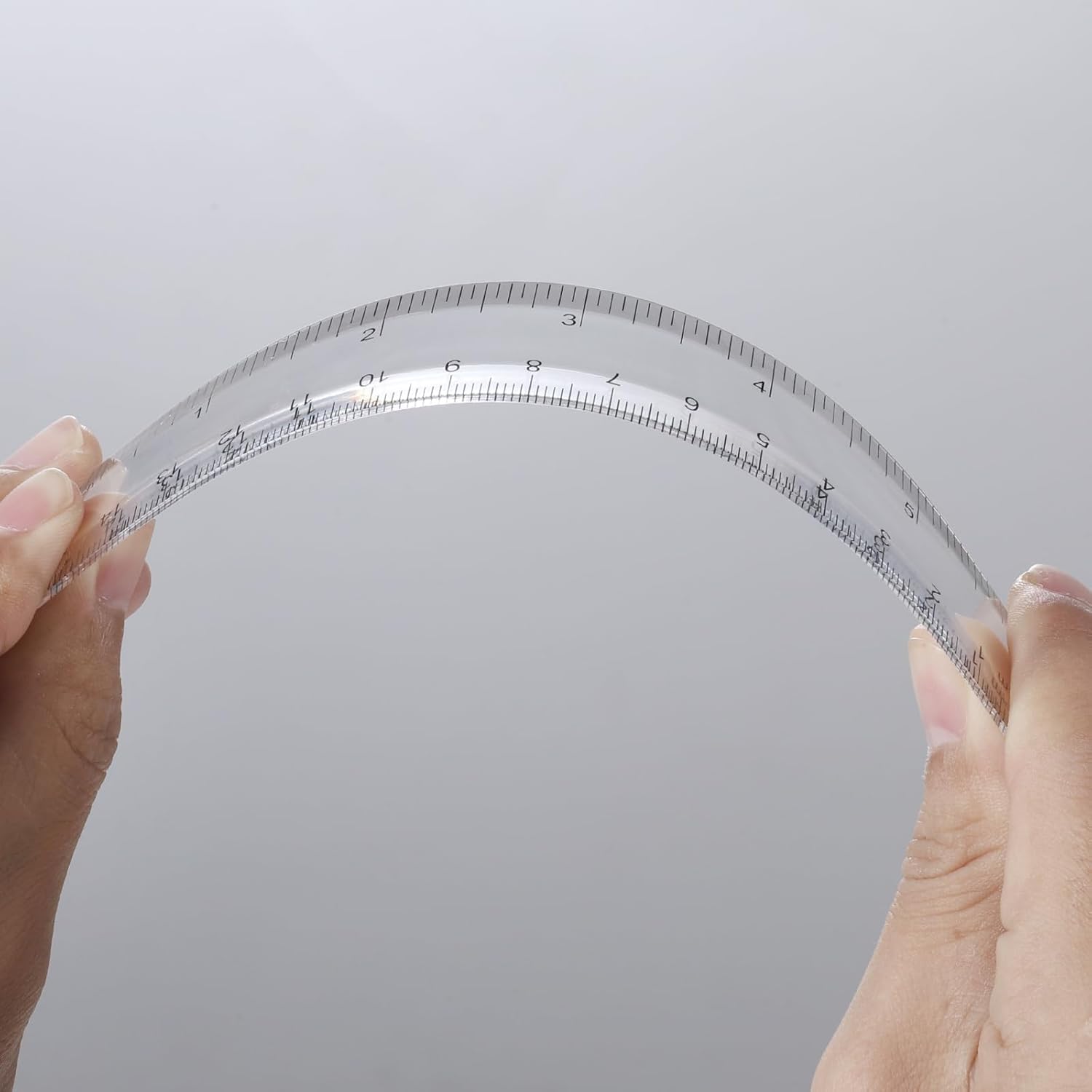125 reglas de 6 pulgadas, regla pequeña de plástico transparente, regla de dibujo a granel para aula, escuela, oficina