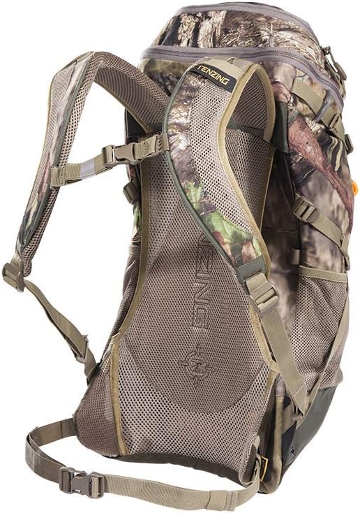 Paquetes de caza TENZING TX Series  Paquetes de caza de arco y rifle de primera con camuflaje de campo de roble, disponible en mochilas y cinturones