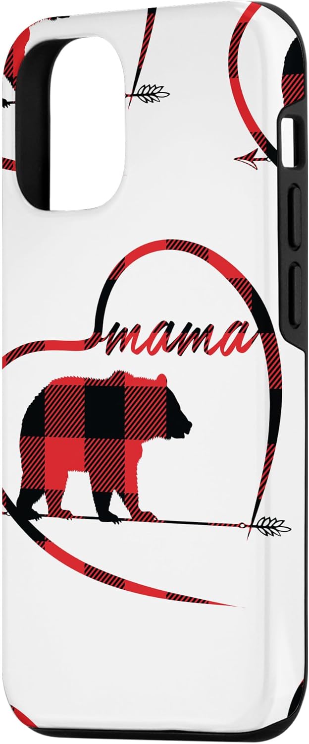 iPhone 13 Mama Bear Fundas para teléfono Nueva mamá regalos mujeres mamá oso teléfono caso
