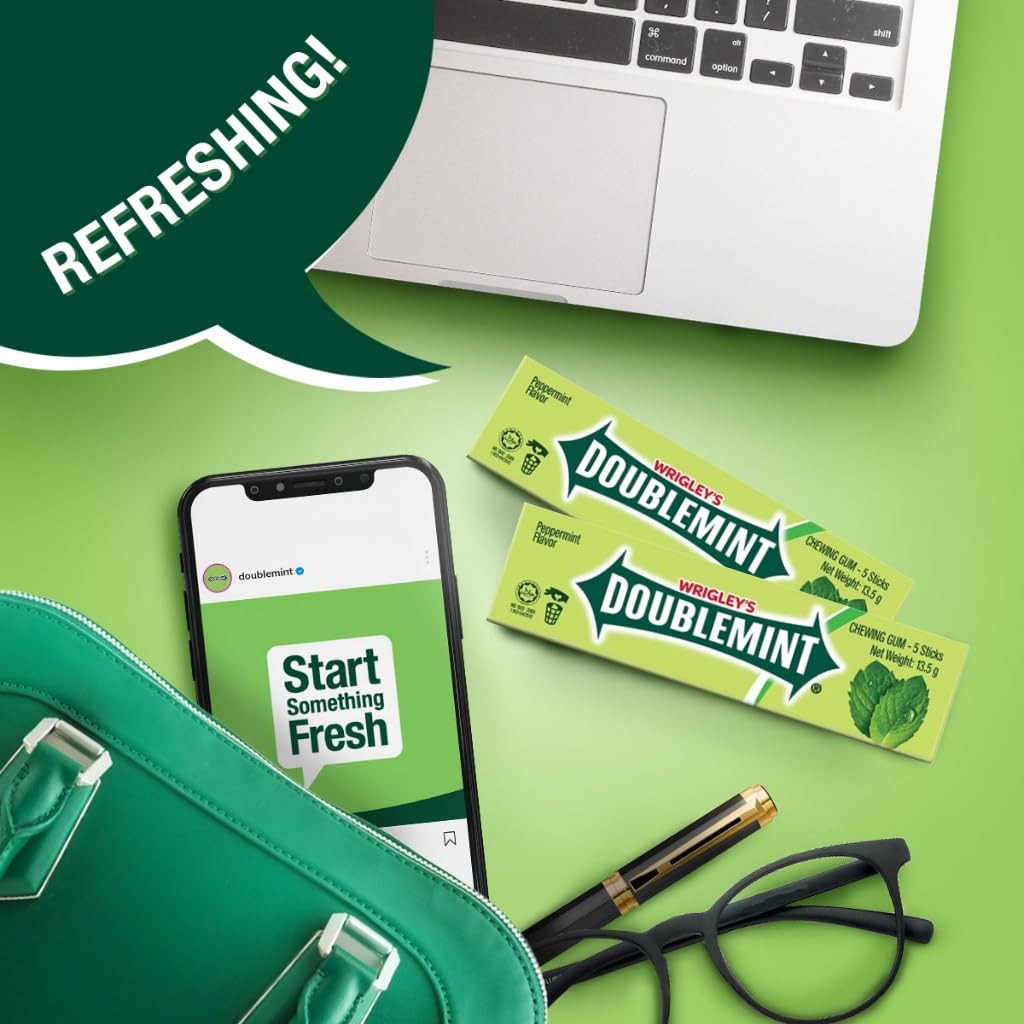 Chicle de menta refrescante y refrescante  Juego exterior de regalo para fiesta, oficina, bienvenida, caramelo masticable, paquete divertido de