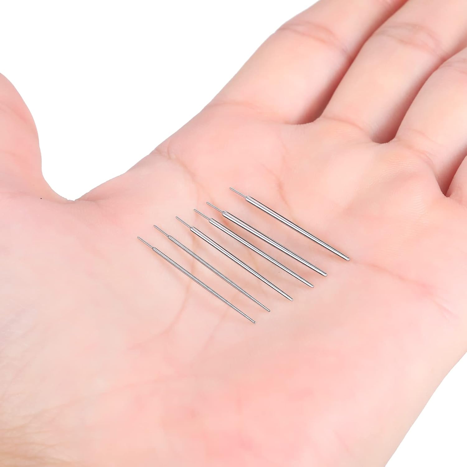 Xpircn Piercing cónico sin rosca, 20G, 18G, 16G, 14G, acero inoxidable, pasador de inserción para labio, nariz, monore, cartílago, oreja, tragus,
