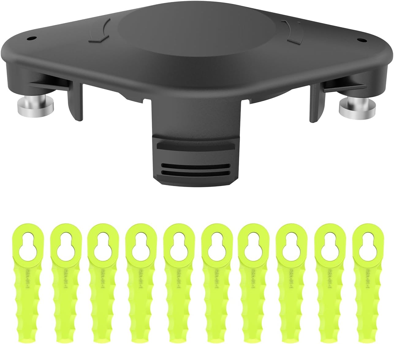 Cabezal de cuchilla para malezas, compatible con desbrozadoras Ryobi de 18 voltios, 24 voltios y 40 voltios, puede reemplazar el cabezal recortador
