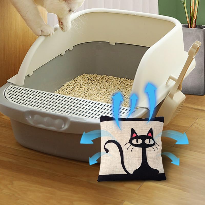 Bolsa purificadora de aire de carbón de bambú activada natural para el hogar, desodorante y eliminador de humedad. Bolsa purificadora para armario,
