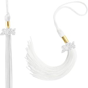 2 borlas de graduación académica 2024 borla para graduación 2024 borla para graduación, sombrero, decoración borla con el dije de plata del año 2 borlas de graduación académica 2024 borla para graduación 2024 borla para graduación, sombrero, decoración borla con el dije de plata del año