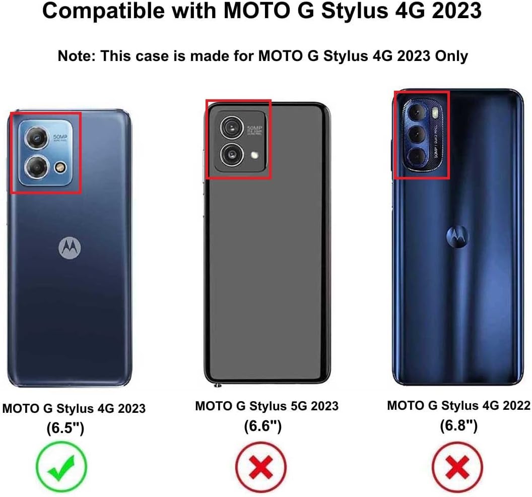Lmposla Funda para Moto G Stylus 4G 2023, a prueba de golpes, delgada, flexible, TPU suave, bolsa de aire, anticaída, para Motorola Moto G Stylus 4G