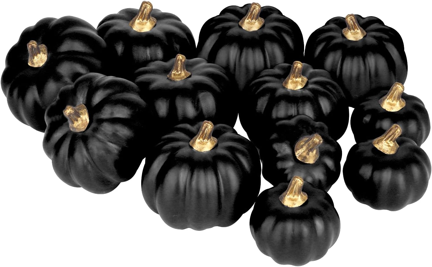 Artmag Calabazas artificiales a granel, 12 unidades de varios tamaños de cosecha, calabaza de espuma falsa para otoño, otoño, Halloween, fiesta en