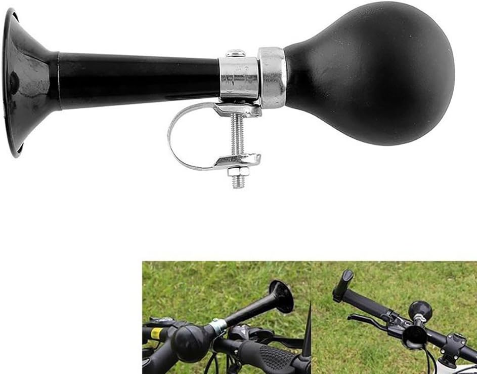 Bocina de aire de bicicleta, campana de bicicleta, manillar de bicicleta de bicicleta de ciclismo retro, campana de bocina de aire fuerte, alarma de