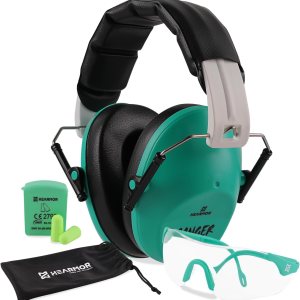 HEARMOR Orejeras de protección auditiva con bajo perfil NRR 23 dB reducción de ruido auriculares para rango de armas y caza HEARMOR Orejeras de protección auditiva con bajo perfil NRR 23 dB reducción de ruido auriculares para rango de armas y caza