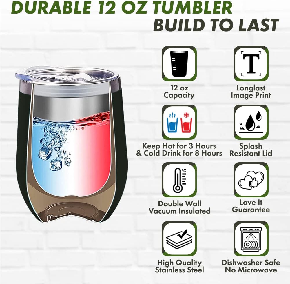 Bubble Hugs WItty – Vaso de vino negro de 12 onzas  Taza divertida con texto en inglés “I Wish You Lived Next Door” para mejor amigo