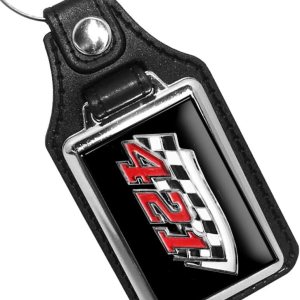 1964 compatible con el emblema de motor Pontiac Grand Prix 421 diseño llavero llavero llavero para hombres y mujeres resistente llavero de coche 1964 compatible con el emblema de motor Pontiac Grand Prix 421 diseño llavero llavero llavero para hombres y mujeres resistente llavero de coche