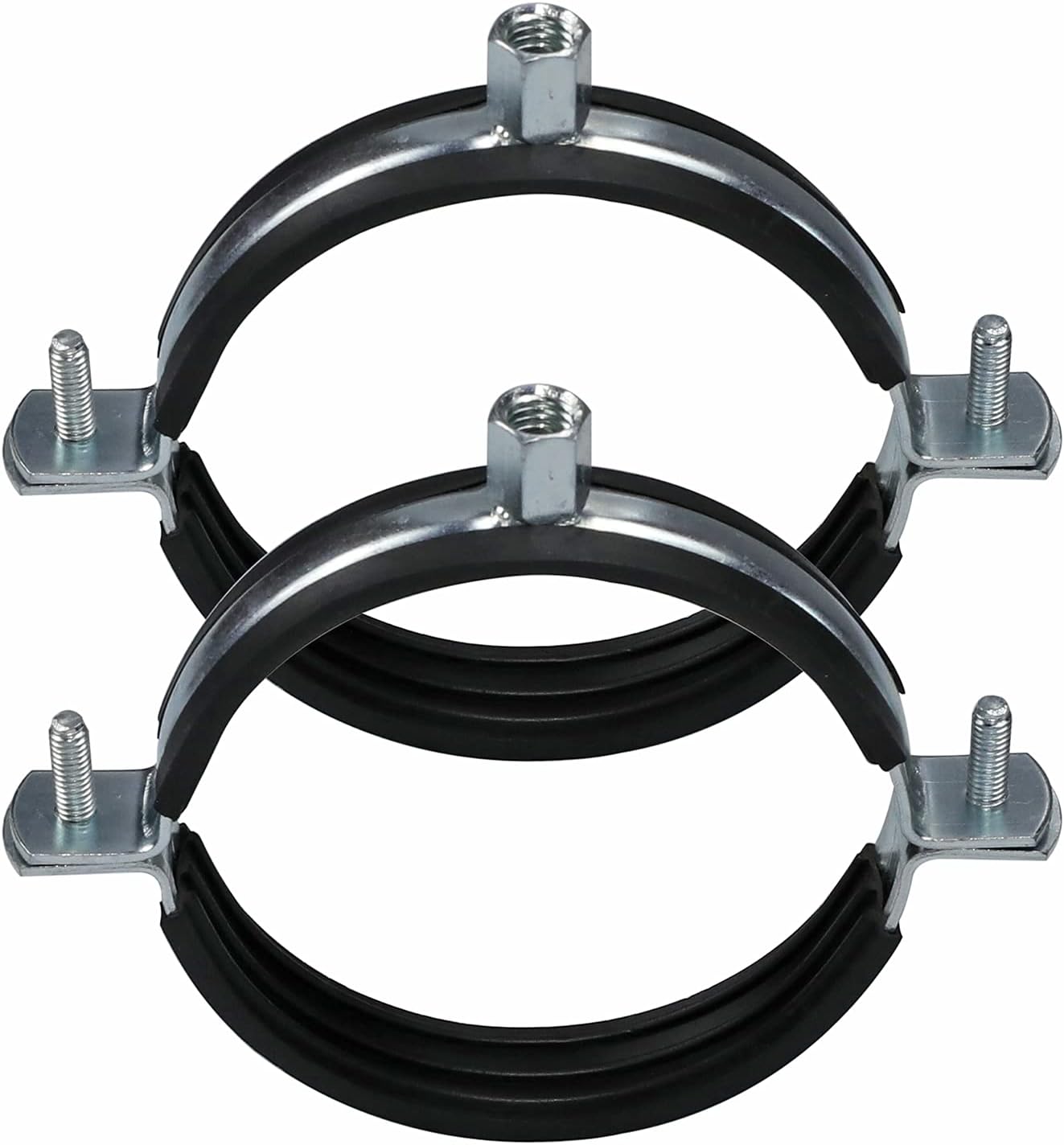 AKIHISA 10 piezas de soporte de tubo de anillo dividido, soporte de tubería ajustable resistente, abrazadera de montaje en pared, montaje en techo,